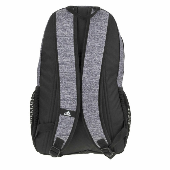 Adidas Foundation V Backpack-Jersey Grey/Black-NWT - Picture 2 of 8